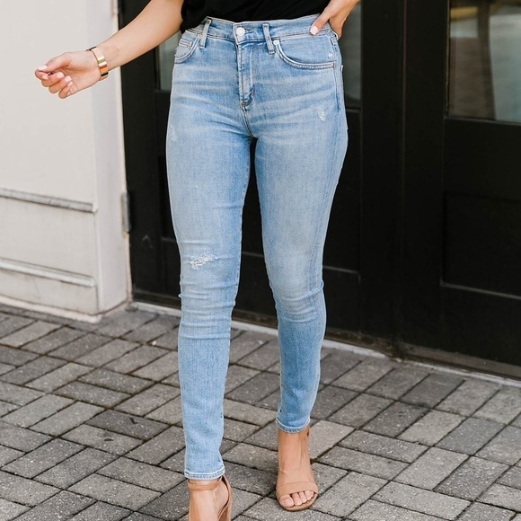 NWT  AGOLDE SOPHIE mid rise ankle - 28 - Picture 3 of 12